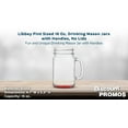 thumbnail image 4 of 10 Libbey Mason Jars with Handles Set, 16 oz. - Traditional style, High standard - Red, 4 of 5