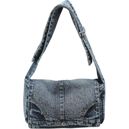 ShengRui Denim Crossbody Bag  Jean Purses for Women Denim Shoulder Bag Handbags