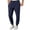 Navy, variant on Joggers for Men Elastic Waist Drawstring Casual Lightweight Sweatpants with Pockets Jogging Pants Trousers