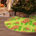 thumbnail image 6 of KLL Cartoon Turtles 1 Christmas Tree Skirt 48" ,Party Decorations Farmhouse for Christmas Decorations Holiday Party, 6 of 6