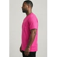 thumbnail image 3 of KingSize Men's Big & Tall Shrink-Less Lightweight Longer-Length Crewneck Pocket T-Shirt, 3 of 6