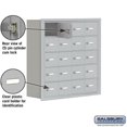 thumbnail image 2 of Salsbury Industries 19058-20ARK Cell Phone Storage Locker - 5 Door High Unit (8 Inch Deep Compartments) - 20 A Doors - Aluminum - Recessed Mounted - Master Keyed Locks, 2 of 4