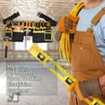 thumbnail image 5 of Ceinture à Outils avec 11 Poches, Porte-Outils, en Tissu Oxford Imperméable, avec Sangles Réglables, 5 of 5