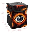 thumbnail image 5 of Eyeball Foldable Car Trash Bin with Lid, Leak-proof Mini Trash Can for Car, Hanging Storage Bag Included, 5 of 6
