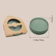 thumbnail image 6 of noüka Flat Plate | 100% Food-Grade Silicone | Comes With A Lip Edge | Non-Slip & Soft | Dishwasher Friendly | Deep Moon | Size 570ml, 6 of 7