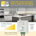 thumbnail image 3 of Armacost Lighting 511123 LED Dimming Controls, Slim, Rotary Knob, 3 of 4