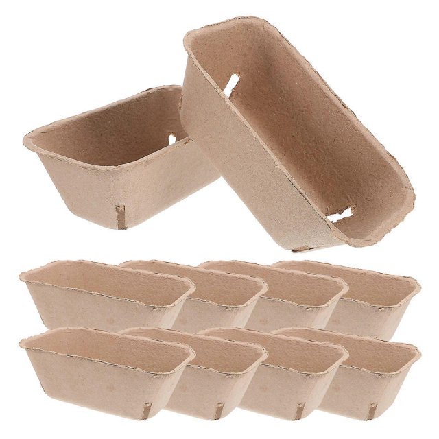20Pcs Fruit Basket Berry Storage Basket Paper Pulp Fruit Container Paper Fruit Storage Boxes