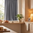 thumbnail image 5 of Blackout Curtains 45 Inch Length Bedroom | Thermal Curtains for Summer Heat, Light Blocking Privacy Window Drapes for Bedroom livingroom, 5 of 5