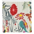 thumbnail image 2 of Ambesonne Floral Shower Curtain, Dandelions Garden Botany, 69"Wx84"L, Multicolor, 2 of 2