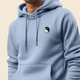 thumbnail image 5 of Dalix Yin Yang Embroidered Fleece Zip Hoodie Cold Fall Winter Mens in Light Blue 3XL XXX-Large, 5 of 5
