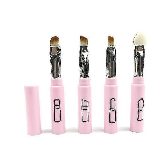 Travel Lip Eye Bru Set - Portable S Eye Brow Makeup B Include Lip Brush, Eye Brows, Brush, Spon Eye