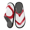 thumbnail image 2 of IAUYY Memory Foam House Slippers Suitable for Both Men and Women. Comfortable, Anti-Slip Plush Flat-Bottomed Slippers The Best Holiday Gift Oil Pastel Drawing, 2 of 9