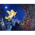 thumbnail image 2 of Bell, Bill 18x15 Black Ornate Wood Framed with Double Matting Museum Art Print Titled - Flight Of Pegasus, 2 of 4