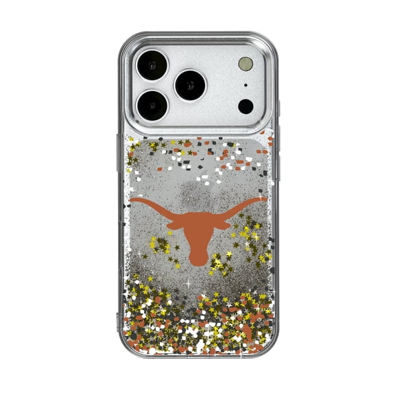 Texas Longhorns iPhone Glitter Confetti Design Case