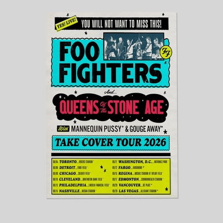 Music Poster - FF The Holy S Tour 2026 Poster, One Sheet Wall, Fan Gifts Size 24''x36''-Gategoo
