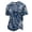 Blue 03#, variant on Christmas Men Collarless Henley Tee Elk Snowflake Graphic Buffalo Plaid Tops Regular Fit Wrinkle Resistant Novelty Outfit for Nordic Gathering Holiday Vermilion 3XL