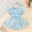 Blue, variant on Girl Clothes Baby Girl Bodysuit Romper Dresses Cute Baby Girl Outfit 1st Birthday Dress Baby Girl Dresses 12-18 Months