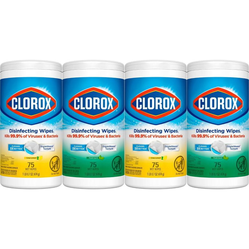 Disinfecting Wipes Value Pack - 75ct/4pk