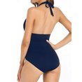 thumbnail image 2 of Faithtur Combinaison de Maillot de Bain d'Été pour Femmes Bikini Slim Slim Fit à Col Rond, 2 of 9