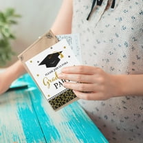 HEMOTON 8Pcs Graduation Invitation Cards Grad Party Invitation Cards Paper Invitation Cards Graduate Themed Invitation Cards Graduation Invitation Card