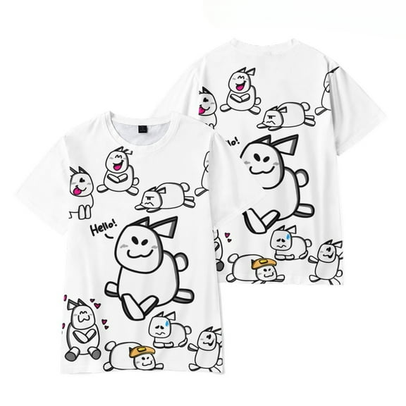 Kids Funny Cute Rabbit Gubby 3D Figure Printed Sweatshirt Shirt for Fans Gift Boys Forsaken Gubby T-Shirt
