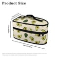 thumbnail image 6 of HELLHERO Protective Travel Steamer Storage Bag Avocado Pattern, Zipper Portable Steamer Carrying Case(Bag Only), 6 of 6