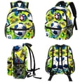 thumbnail image 4 of Football Cute Book Bag with Adjustable Shoulder Strap, Large Capacity, Printed Design - Cute Accessories Backpack, 4 of 6