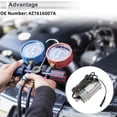 thumbnail image 3 of Bomba de compresor de suspensión de aire Unique Bargains para Audi Allroad Quattro 2001-2005 Compresor de aire No. 4Z7616007A Metal Plástico 1 Pc, 3 of 6