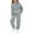 #A08-Gray, variant on Abcomgle Sweatshirt Set for Girls Oversized Half Zip Hooded Sweatshirts and Warm Sweatpants Athletic Tracksuit Kids Girls,Pink,13-14Years