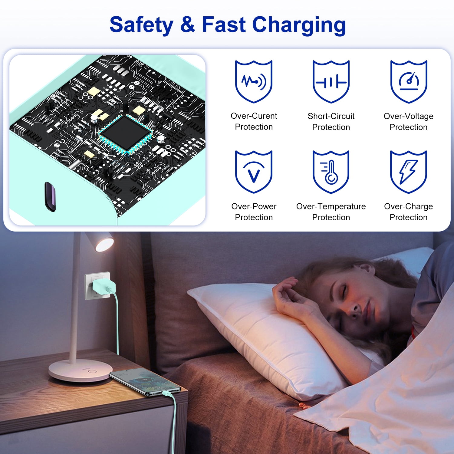 2 Pack 45W Samsung USB-C Super Fast Charger 6FT Type C Charger Cable Cord Fast Charging Android Phone Wall Charger Block for Samsung Galaxy  S26 S25 Ultra/S24+/S23 Ultra/S23/S23+/S22/S22 Ultra/S22+