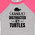 thumbnail image 4 of Inktastic Easily Distracted By Turtles Boys or Girls Baby Bodysuit, 4 of 5