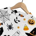 thumbnail image 6 of YVNAURA Women‘s Cozy Warm Halloween Knitted Pullover Sweater Funny Pumpkin Graphic Crewneck Fall Winter Spooky Season Top Casual Daily Outfit 1 Pack, White,XXL, 6 of 7