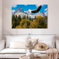 thumbnail image 2 of Elephant Stock Grand Teton Eagle Wall Art - Horizontal Canvas Wall Art - Living Room Wall Decor - Animal Canvas - Blue And Brown Decor - 48" x 32", 2 of 4
