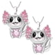 thumbnail image 1 of Collar con Dije de Ajolote AxolotlNeck03 2Pzas Ajolote/Corazón Plata/Rosa Metal Cadena y Dije., 1 of 5