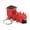 Red, variant on Train Keychain LED Light Decorative Keychain with Sound Car Keyring Train Pendant Keyholders Hangings Ornaments