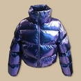 thumbnail image 4 of SonxaHe Big Girls Winter Coat Insulated Shiny Quilted Puffer Coats Child Warm Thickened Cold Weather Outerwear Coats Multi-color,Sized 7-8, 4 of 4