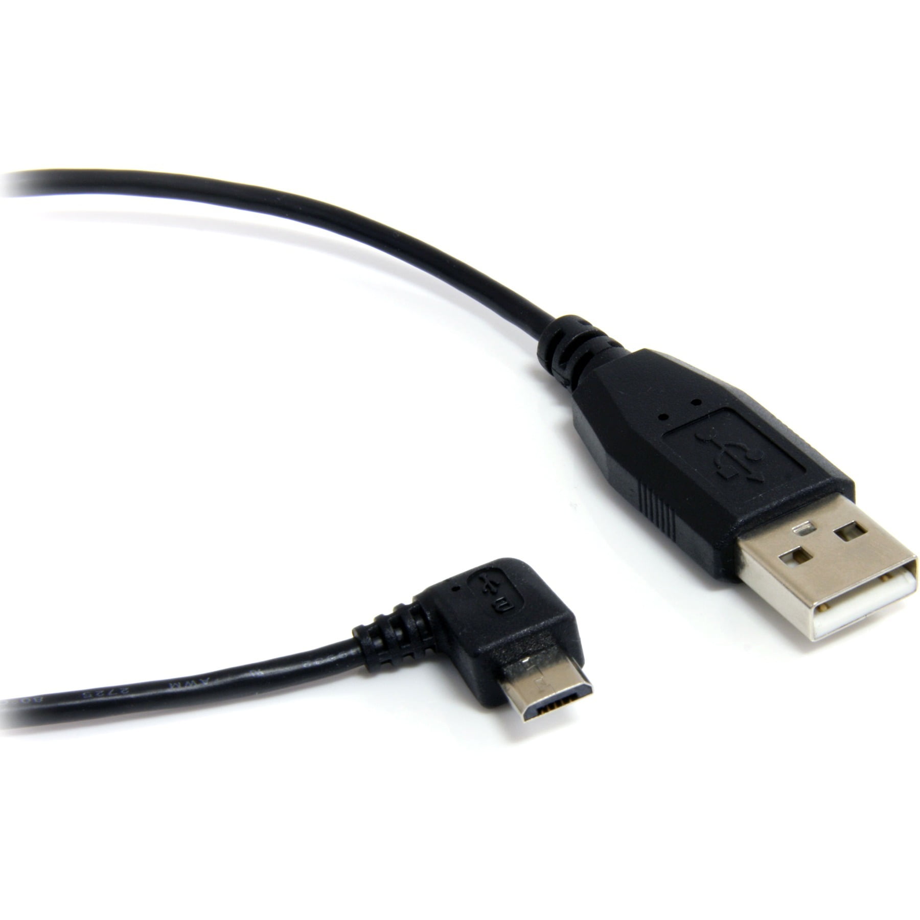 Startech 3 ft Micro USB Cable - A to Right Angle Micro B - Type A Male