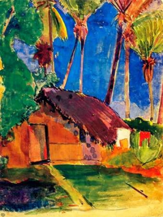 Thatched Hut Under