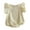 Beige, variant on Plebaso Baby Girls Boys Summer Clothes Flying Sleeve Round Neck Solid Color Rompers Newborn Jumpsuit