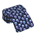 thumbnail image 4 of Sikiie crystal Skull Print Flip Double-layer Pencil Case, All-purpose Stationery Bag for Study and Office, Zipper Design, Unisex, 4 of 7