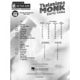 thumbnail image 4 of Hal Leonard Thelonious Monk - Early Gems Jazz Play Along Series Softcover with CD Performed by Thelonious Monk, 4 of 7