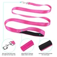 thumbnail image 4 of Jumpress Reflective Dog Collar and Leash set,Durable Padded Large Dog Collar & 5ft Leash, Hot Pink,L, 4 of 7