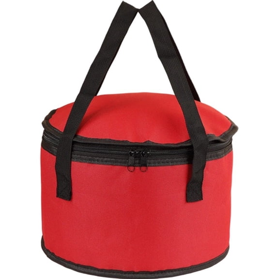 Round Insulated Thermal Pie Carrier, Reusable Insulated Cake Carriers Casserole Carrier Cooler Bags for Potluck, Picnics, Collapsible Lunch Bag for Delivery