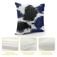 thumbnail image 4 of Throw Pillow Cover Ikat Bold Dots Abstract Geometric Indigo Blue Gray  Pillowcase Home Decorative Square Pillow Case Cushion Cover, 4 of 5