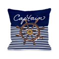 thumbnail image 1 of Bella Casa 73696PL16 Un Oreiller de Roue de Capitaine de 16 x 16 Po par Timree&44; Marine, 1 of 1