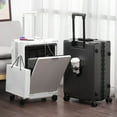20Inch Adult Carry On Suitcase with Wheels, Top Opening, Aluminum