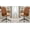 Antique Brown Office Chair 2 Sets, variant on PU Leather Office Chair,High Back Ergonomic Executive Chair,Adjustable Swivel Desk Chair 360° Rotation,Gas Lift Home Office Corporate Study Gaming Chair Comfortable Seating Chair,Antique Black