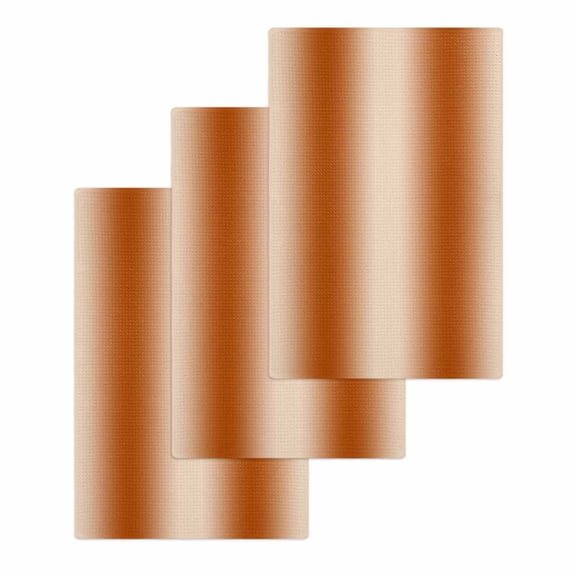 Burnt Orange Ombre Kitchen Dish Towels for Drying Dishes Set of 3, Modern Abstract Art Farmhouse Gradient Waffle Weave Microfiber Hand Tea Bathroom Towels Quick Dry & Absorbent Towel 15.7x23.6