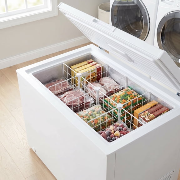 LOLIPPYY Metal Wire Freezer Divider for Chest Freezers with Improved Airflow and Load-Bearing Design