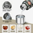 thumbnail image 3 of 20 Oz Fall Pumpkins and Leaves Pattern Coffee Tumbler Double Wall Insulated Stainless Steel Water Bottle | Metal Reusable Thermoses Flask with Cup Cap | Leak & Sweat Proof with Anti-Dust Lid, 3 of 7